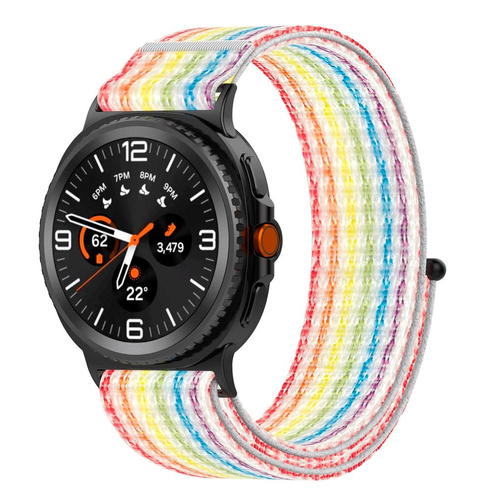 EIDERWOOD Samsung Galaxy Watch 8 / 8 Classic (40 / 44 / 46mm) Nylon Rem - Flerfarget