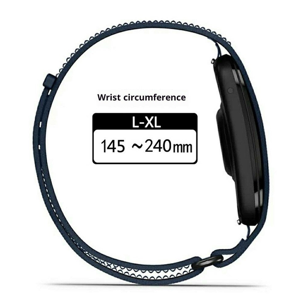 Garmin CIRQA Smart Band EIDERWOOD Nylon - Str. L-XL - Blå