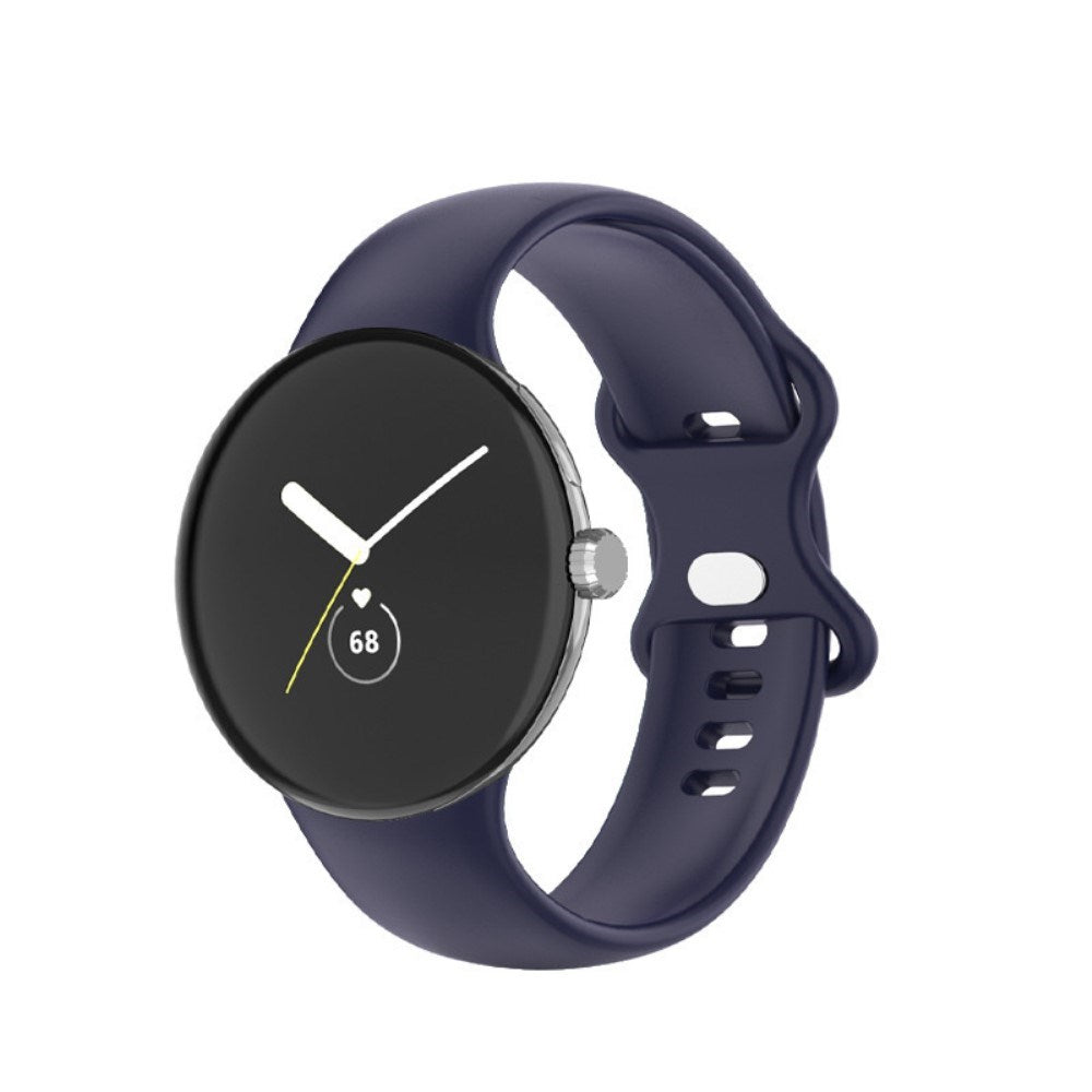 EIDERWOOD Google Pixel Watch 4 / 3 / 2 / 1 (41mm) Silikon Smartwatch Rem - Mørkeblå