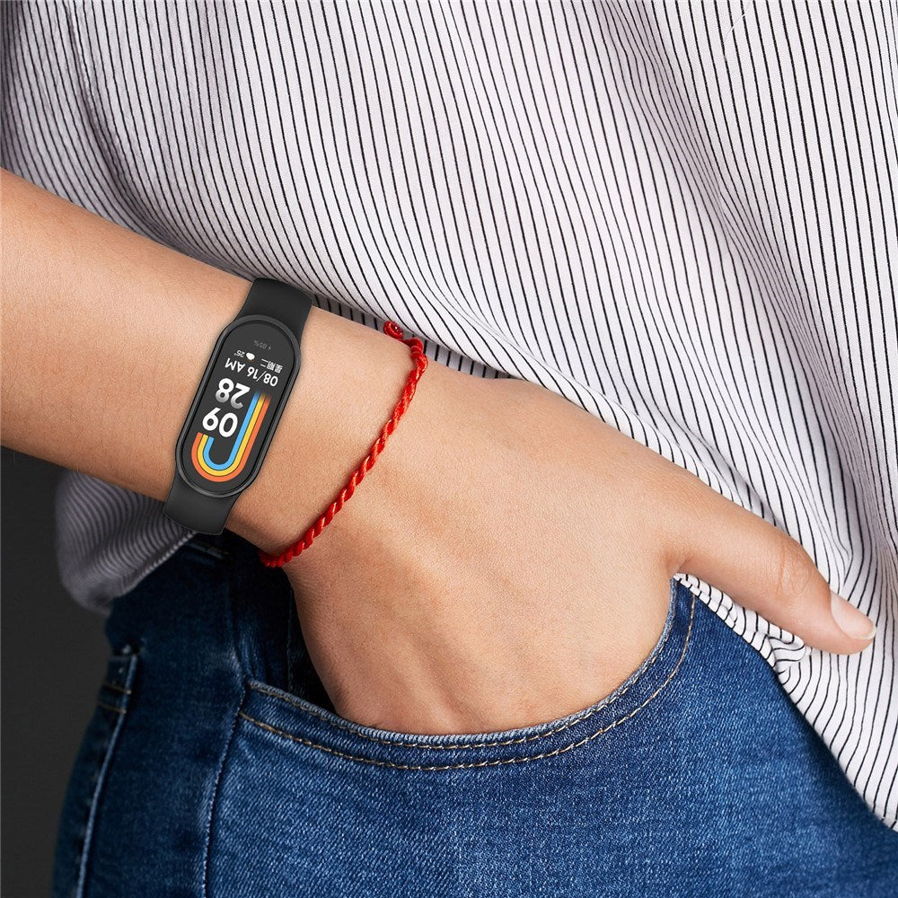 Xiaomi Smart Band 10 / 9 / 8 / NFC Silikonreim - Rød