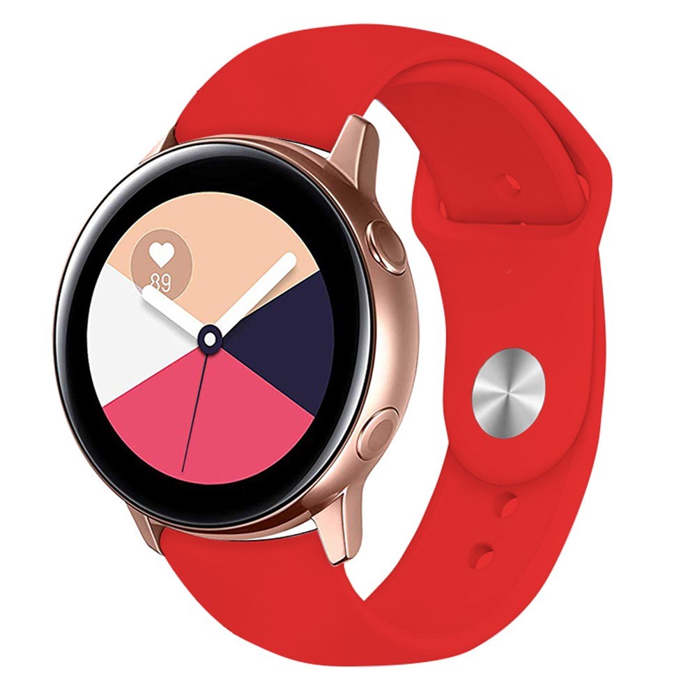 Huawei Watch GT 4 (41mm) / Garmin Venu 3S (18mm) Silikonrem - Rød