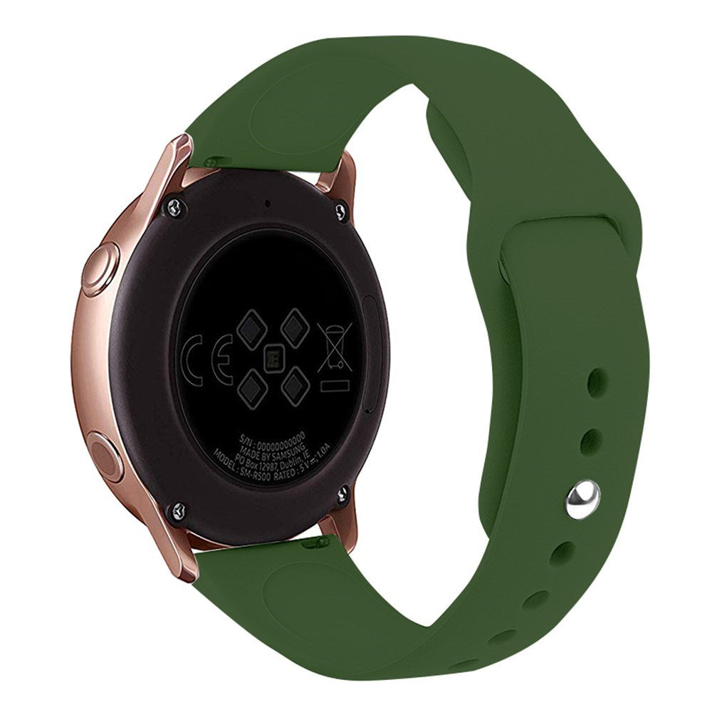 Huawei Watch GT 4 (41mm) / Garmin Venu 3S (18mm) Silikonrem - Grønn