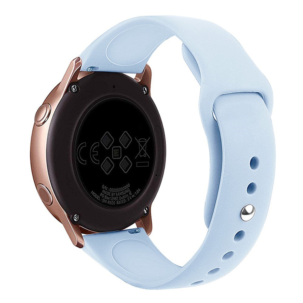 Huawei Watch GT 4 (41mm) / Garmin Venu 3S (18mm) Silikonrem - Lyseblå