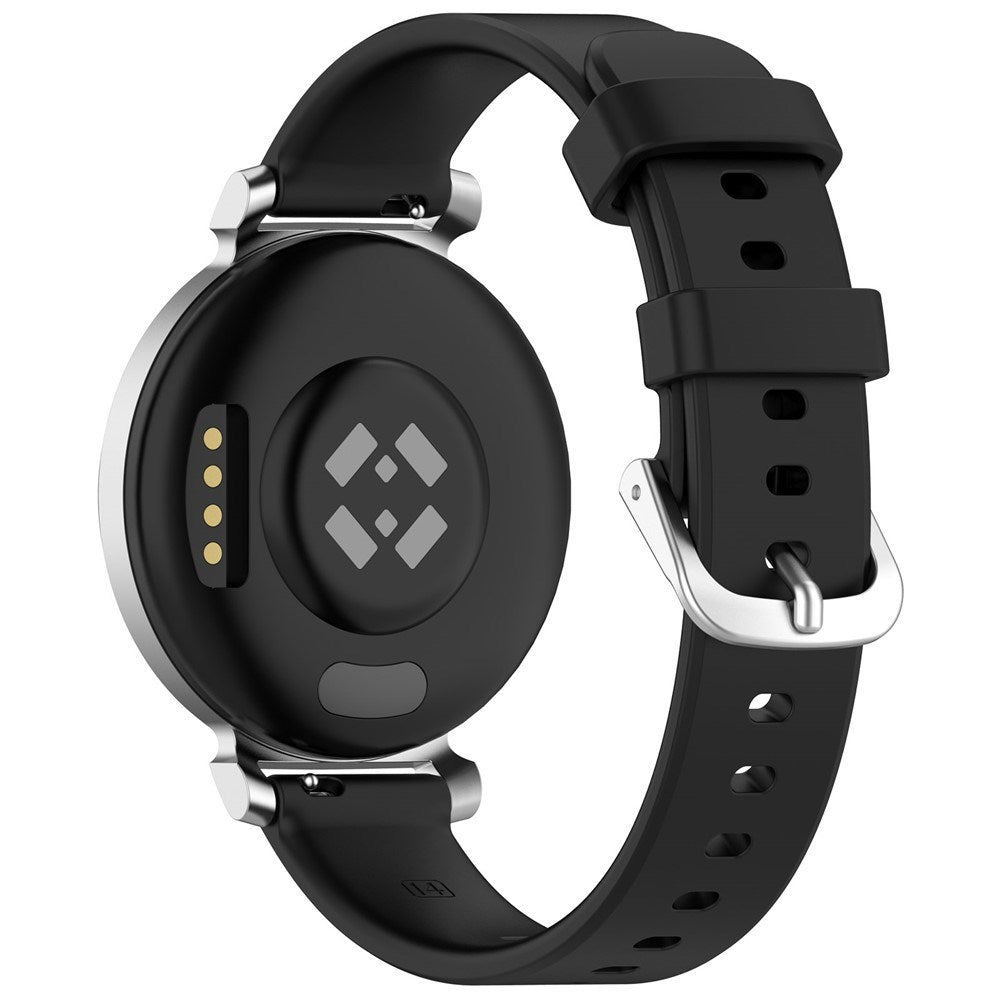 EIDERWOOD Garmin Lily 2 Silikonrem med Metallspenne - Svart