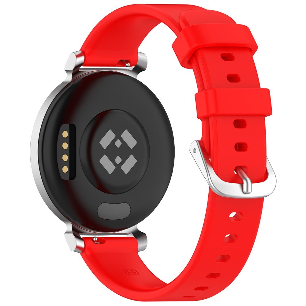 EIDERWOOD Garmin Lily 2 Silikonrem med Metallspenne - Rød