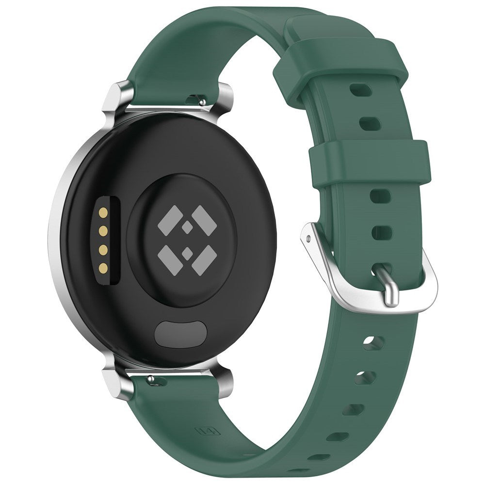 EIDERWOOD Garmin Lily 2 Silikonrem med Metallspenne - Mørkegrønn