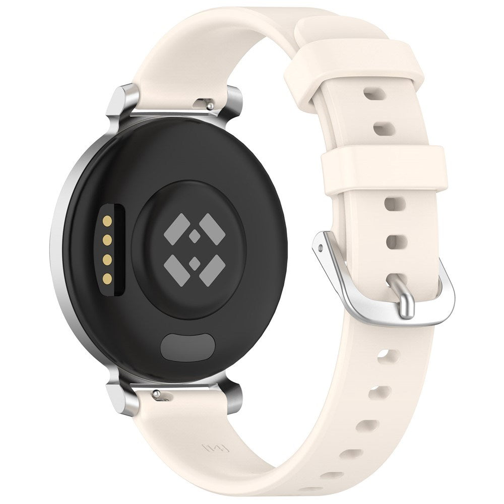 EIDERWOOD Garmin Lily 2 Silikonrem med Metallspenne - Beige