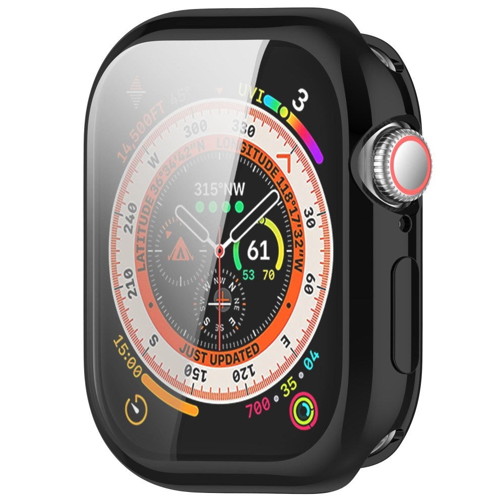 Apple Watch 11 / 10 (46mm) Fleksibelt Plast Deksel med Skjermbeskyttelse - Svart