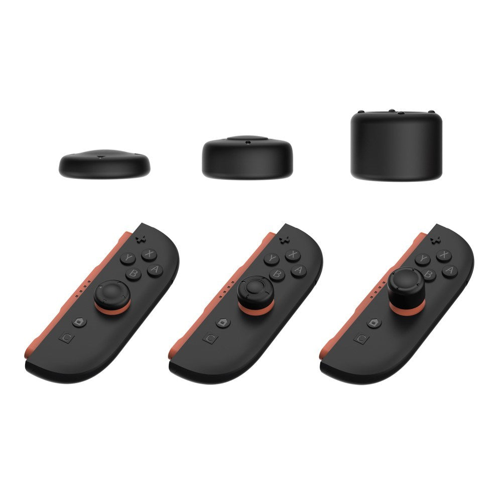 Nintendo Switch 2 Joystick Grip Caps - 3 Sett - Svart