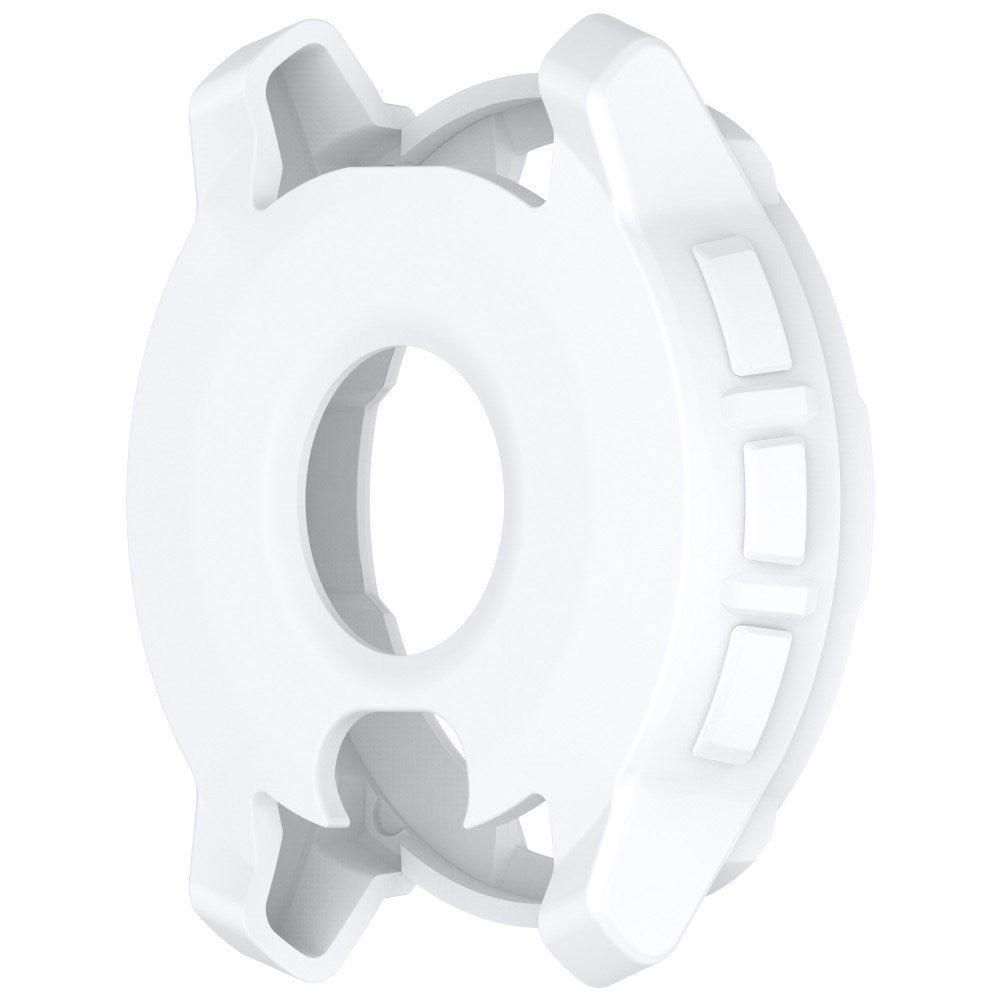 Garmin Instinct 3 AMOLED / Solar (50mm) Bumper Silikon Deksel - Hvit