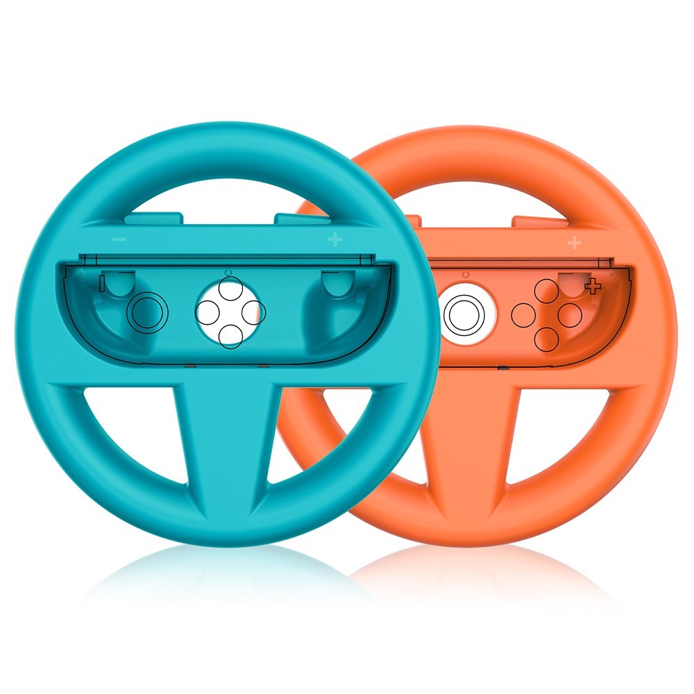 Racerrotte for Nintendo Switch 2 Kontroller - 2 stk - Blå / Oransje