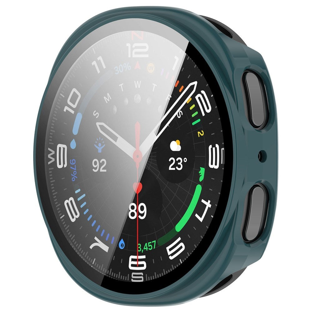 Samsung Galaxy Watch 8 (44 mm) Hard Plast Deksel med Skjermbeskytter - Grønn