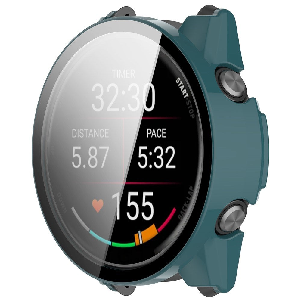 Garmin Forerunner 970 Deksel med Skjermbeskytter i Herdet Glass - Grønn