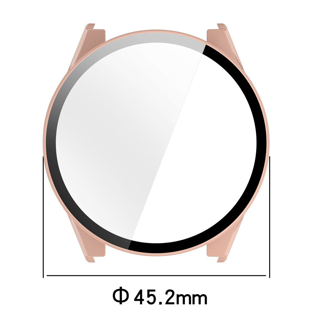 Garmin Forerunner 570 (42mm) Deksel med Skjermbeskytter i Herdet Glass - Gjennomsiktig