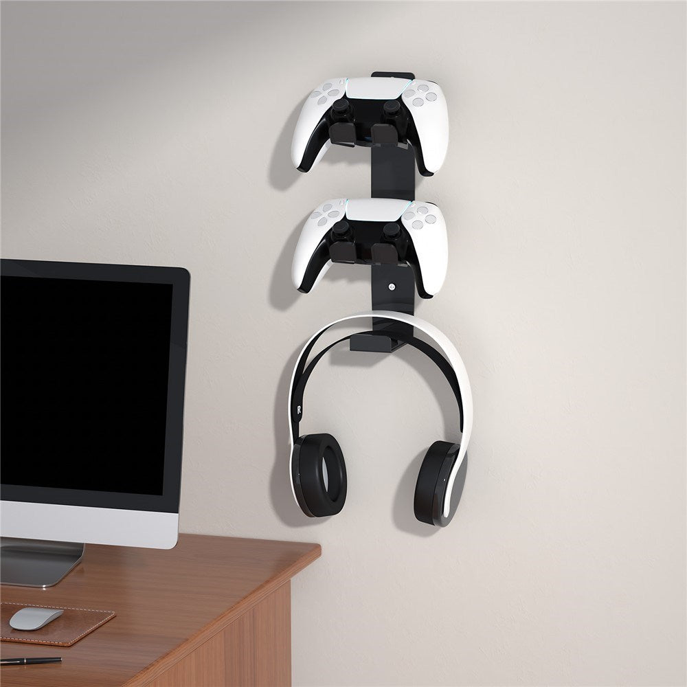Veggmontert Stativ for Kontrollere / Headset - Svart