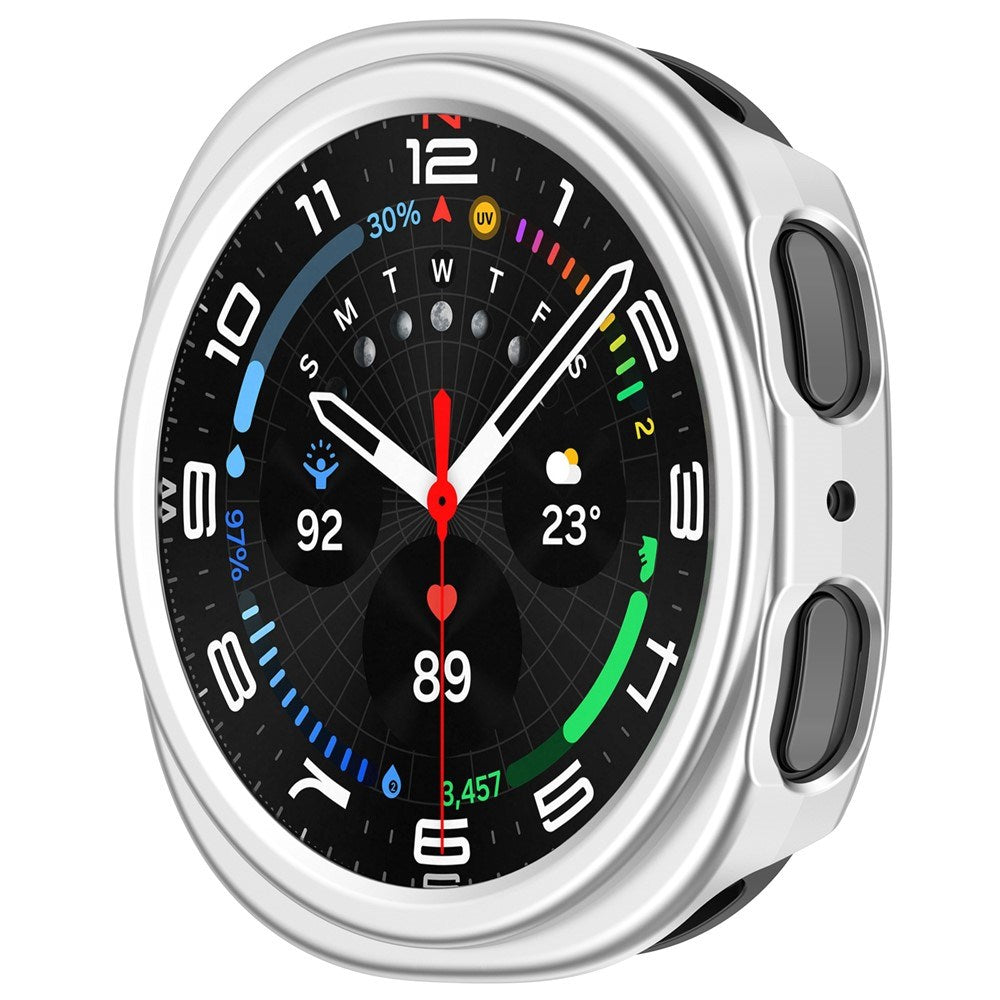 Samsung Galaxy Watch 9 (44mm) Hard Plast Deksel - Sølv