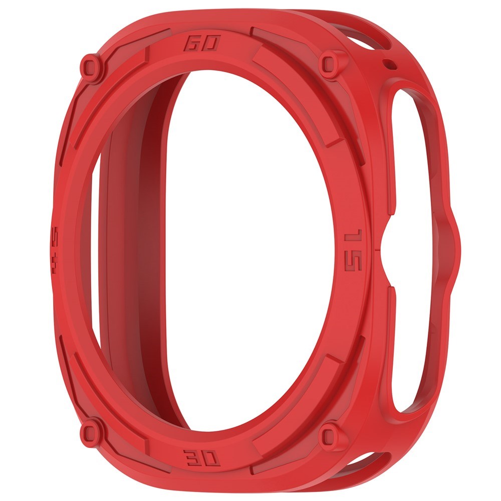 Samsung Galaxy Watch Ultra 2 (47mm) Fleksibelt Plast Armor Deksel - Rød