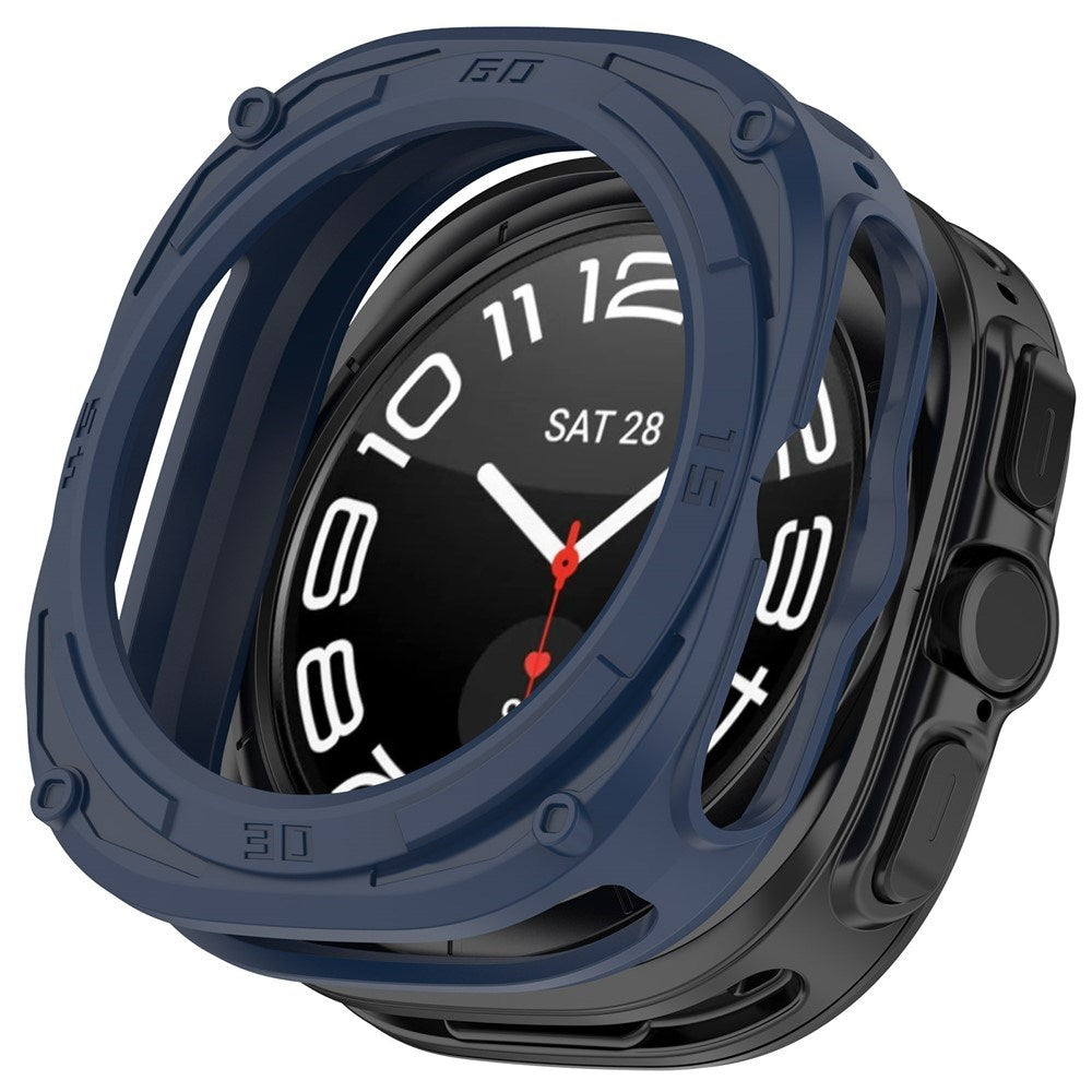 Samsung Galaxy Watch Ultra 2 (47mm) Fleksibelt Plast Armor Deksel - Blå