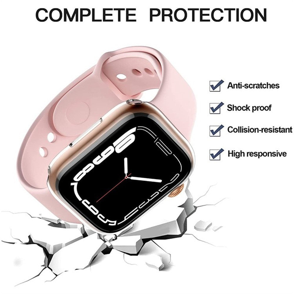 Apple Watch Series 12 (42mm) EIDERWOOD Fleksibelt Plast Deksel - Gjennomsiktig