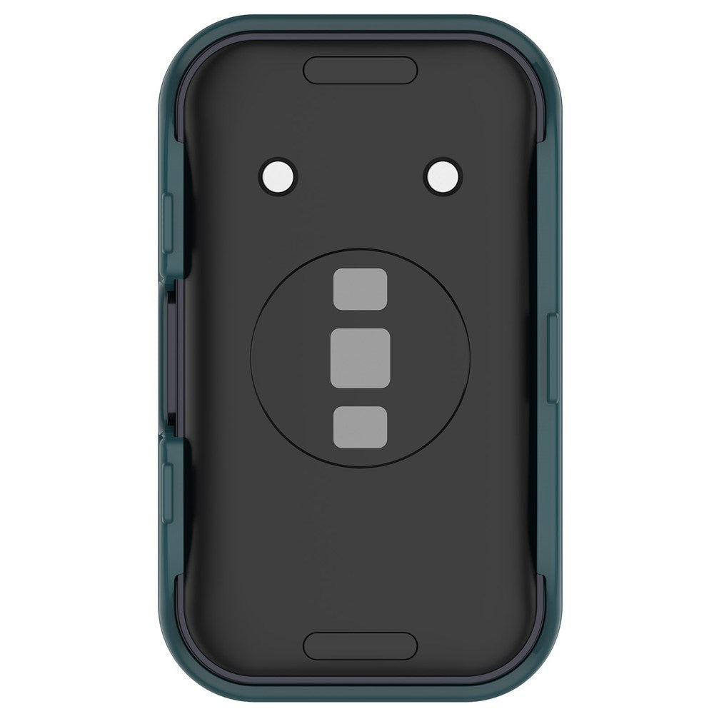 Huawei Band 10 / 9 / 8 EIDERWOOD Hard Plast Deksel m. Beskyttelsesglass – Grønn