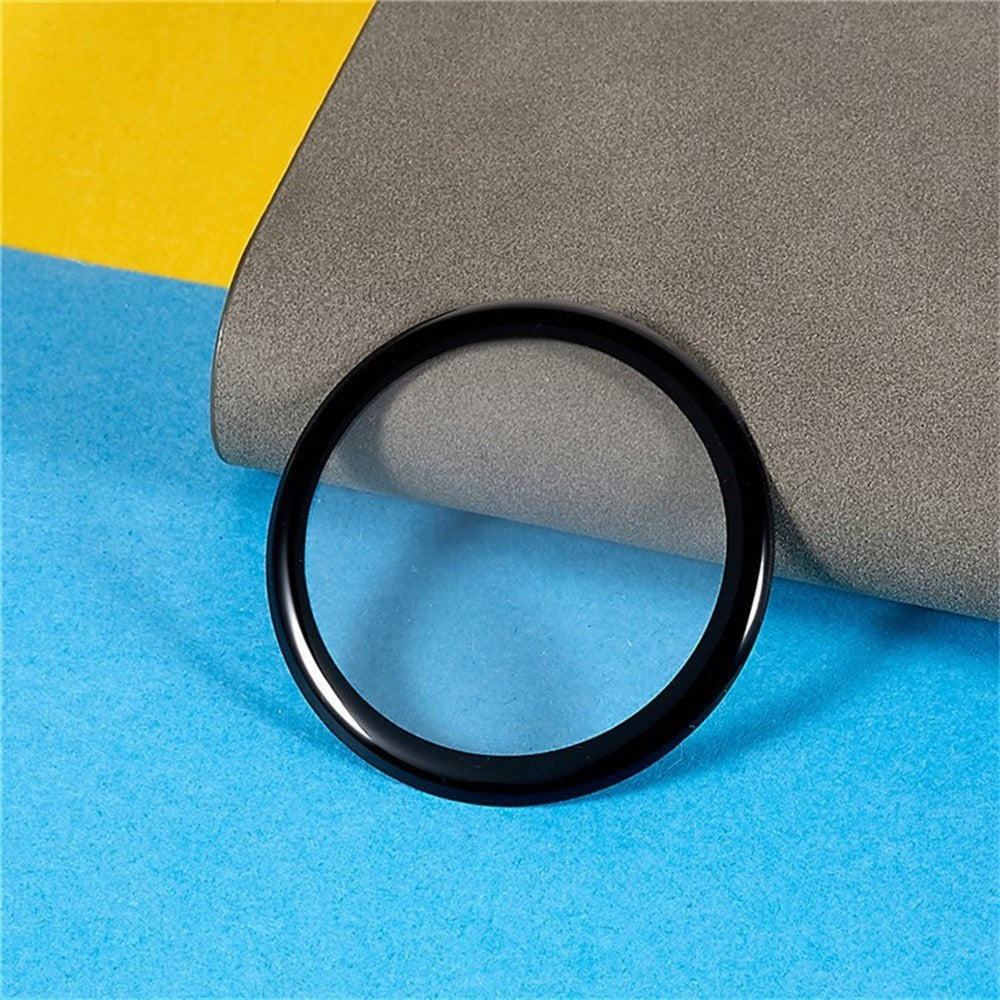 Samsung Galaxy Watch 8 (44mm) Plastskjermbeskytter - Gjennomsiktig / Svart Kant