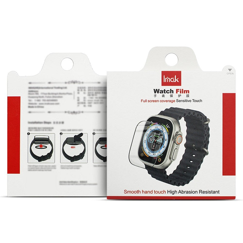 Xiaomi Redmi Watch 6 Active IMAK Beskyttelsesfilm - Gjennomsiktig / Svart Kant