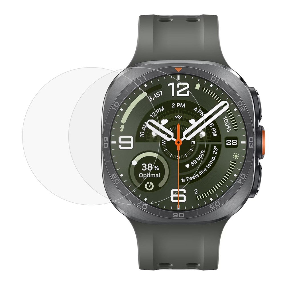 Samsung Galaxy Watch Ultra 2 (47mm) 2.5D Herdet Beskyttelsesglass - 2 stk - Gjennomsiktig