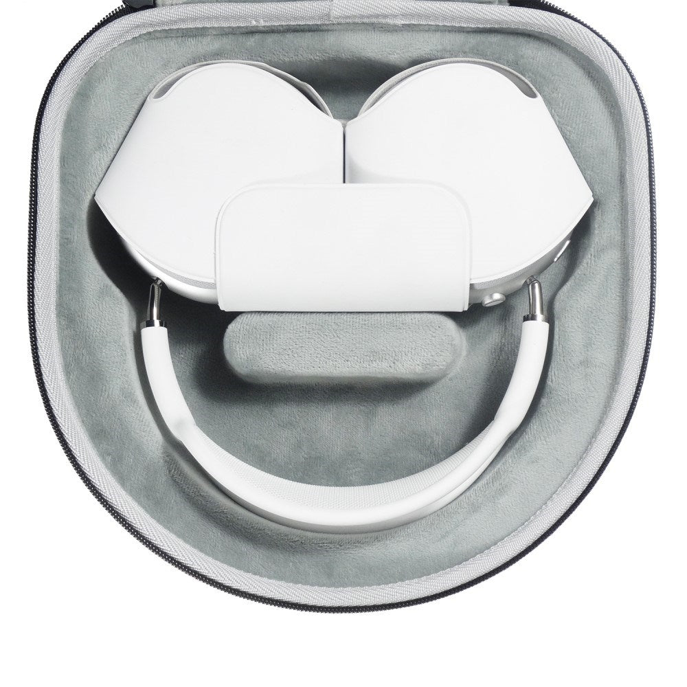 Apple AirPods Max / Max 2 Stoff Reisetui med Fôr - Svart