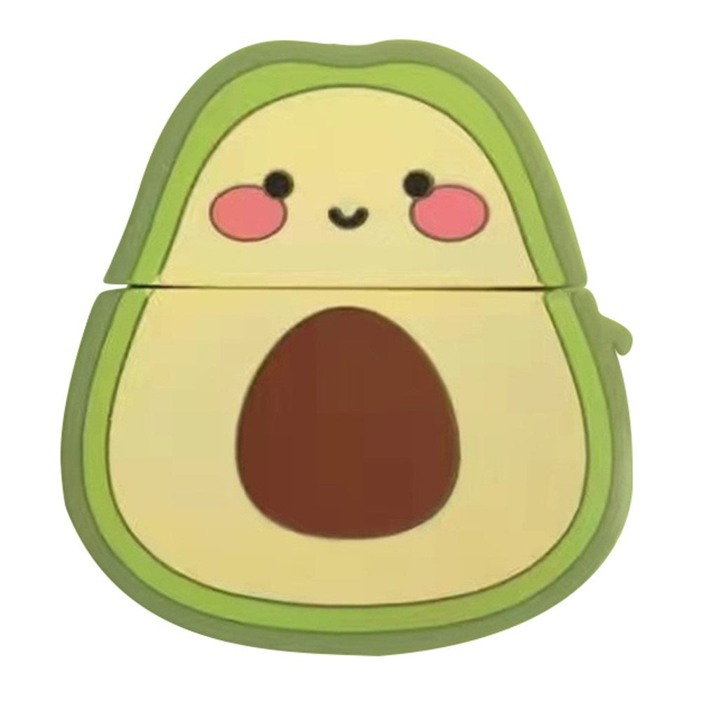 AirPods (1. & 2. gen.) Cartoon Silikon Deksel - Avokado