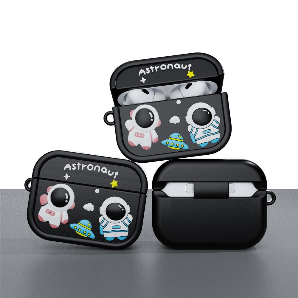 Apple AirPods Pro (2. Gen.) Silikon Deksel m. Astronaut Design - Mørkeblå