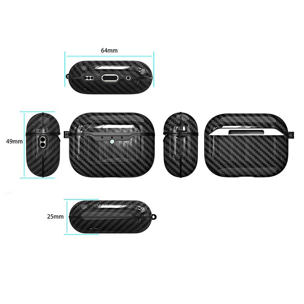 Apple AirPods Pro (3. gen.) Carbon Plast Deksel - Grønn