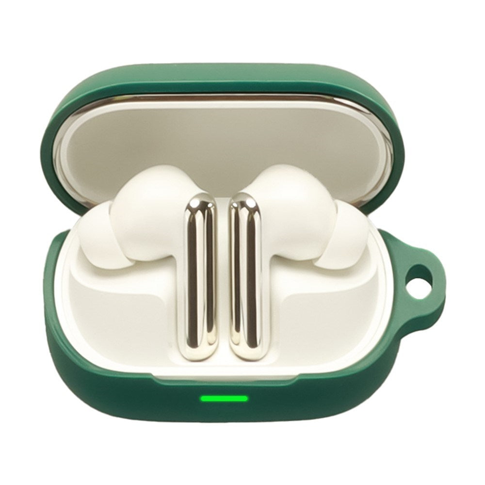 Honor Earbuds 4 Silikondeksel med Karabinkrok - Hvit