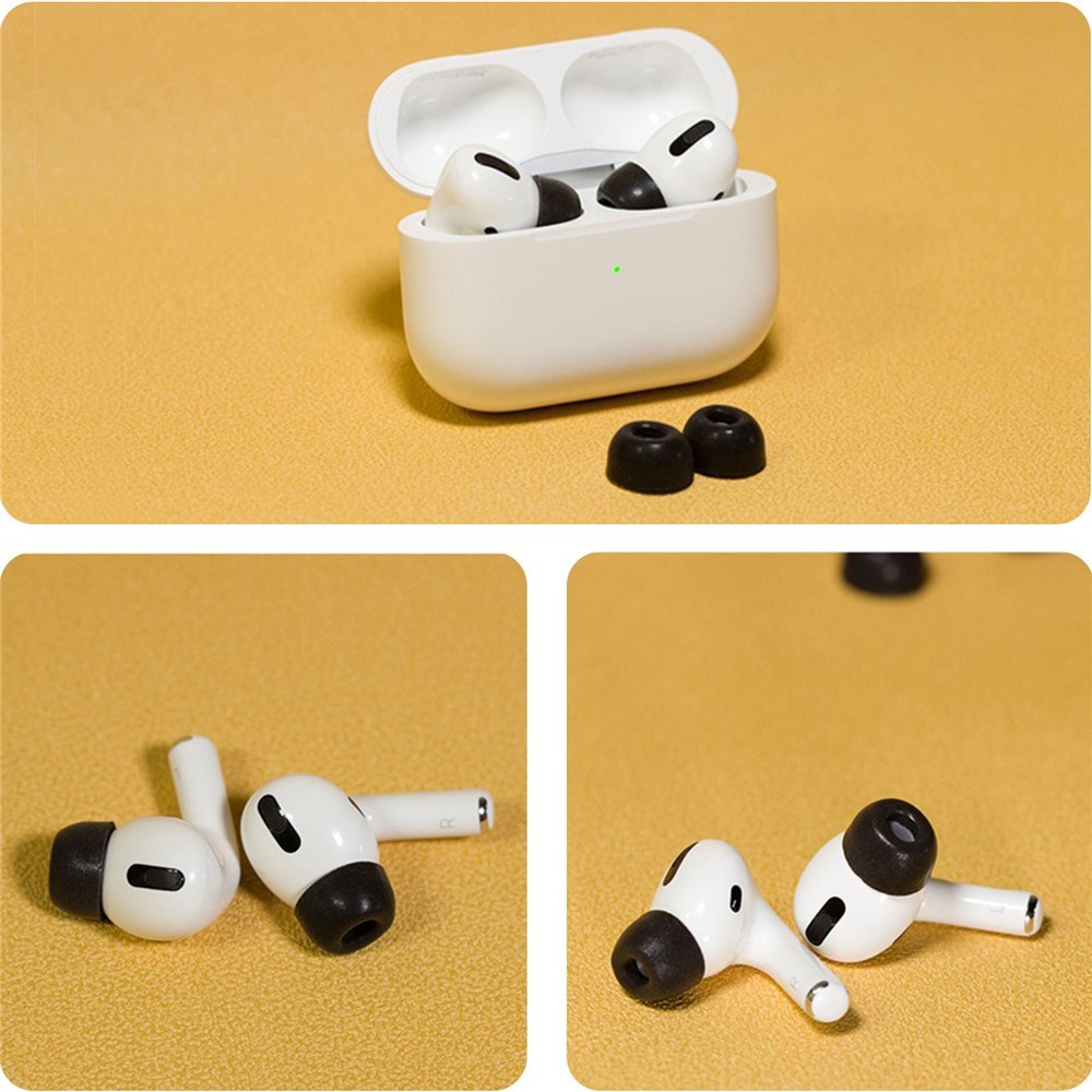 AirPods Pro (1. & 2. Gen.) AHASTYLE Memory Foam Ørepropper – S / M / L – Hvit