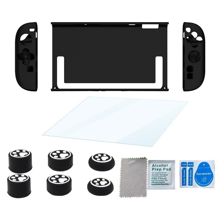 Nintendo Switch 2 - 3-i-1 Beskyttelsessett - Gjennomsiktig / Svart