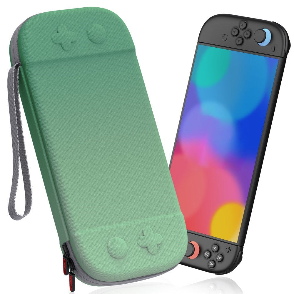 Nintendo Switch 2 Nylon Oppbevaringsveske m. Stropp - Grønn