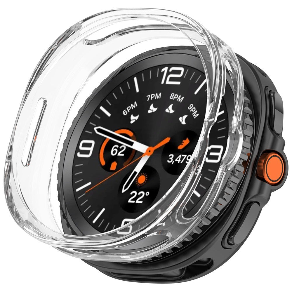 Samsung Galaxy Watch Classic (46mm) Semi-Enclosed Hard Plast Deksel – Gjennomsiktig