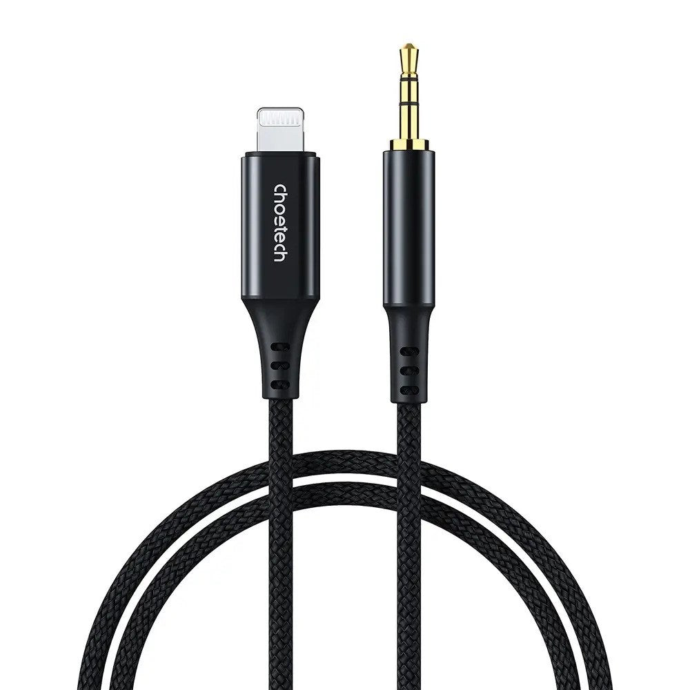 Choetech AUX007 Lightning til 3.5mm Minijack Kabel - 1m - Svart