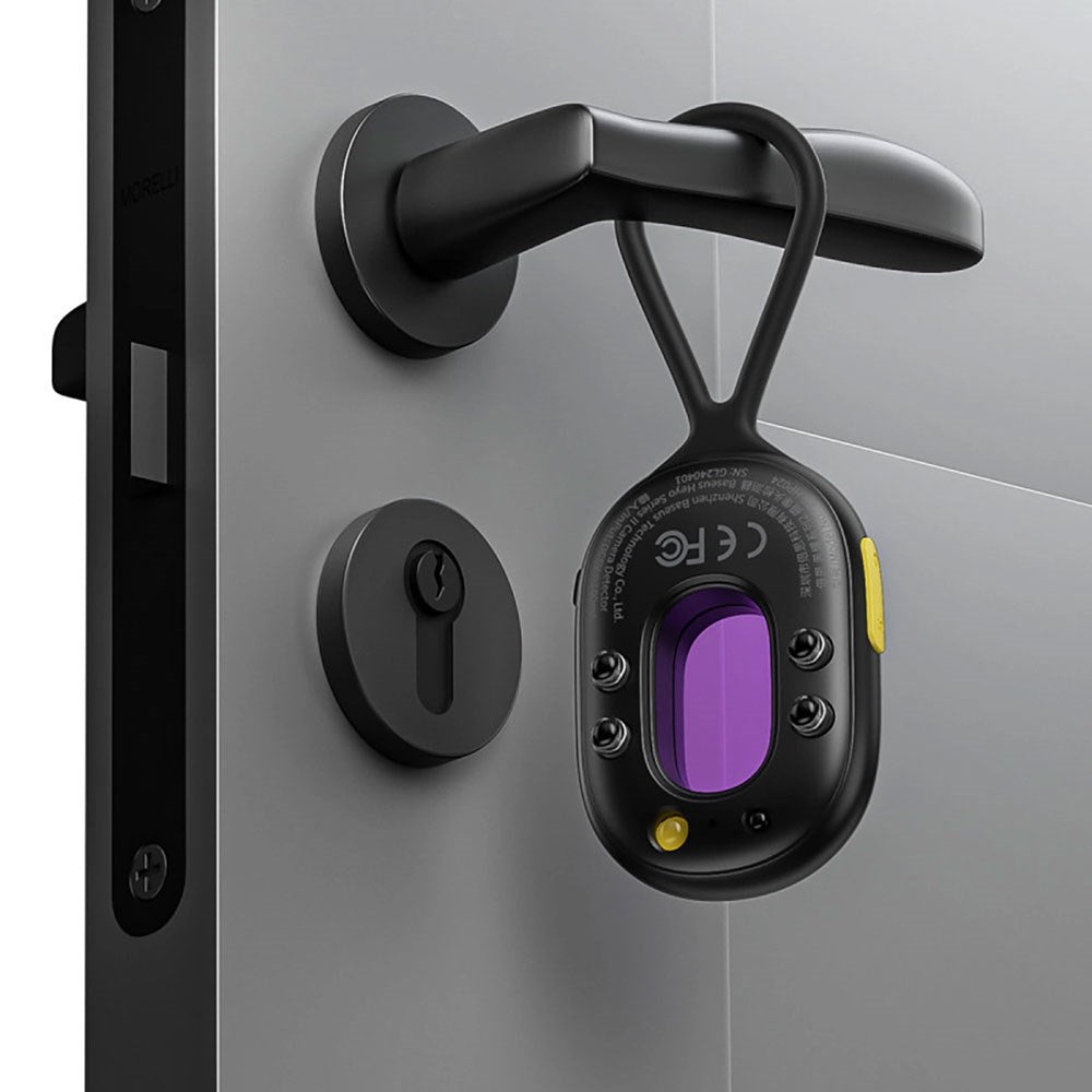 Baseus Heyo Series II Kameradetektor med Innebygd Alarm & Lommelykt - Hvit