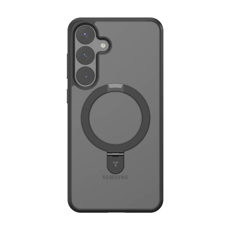 TORRAS Samsung Galaxy S25 Guardian Ostand Series Deksel m. Stativ - MagSafe Kompatibel - Svart
