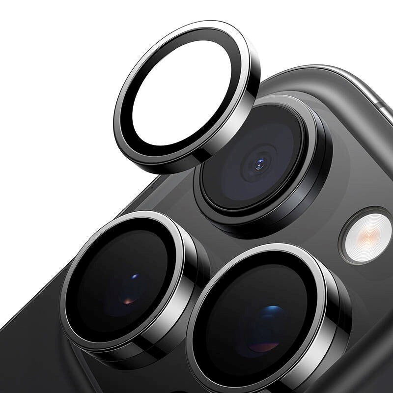 TORRAS iPhone 16 Kameralinsebeskyttelse – Svart