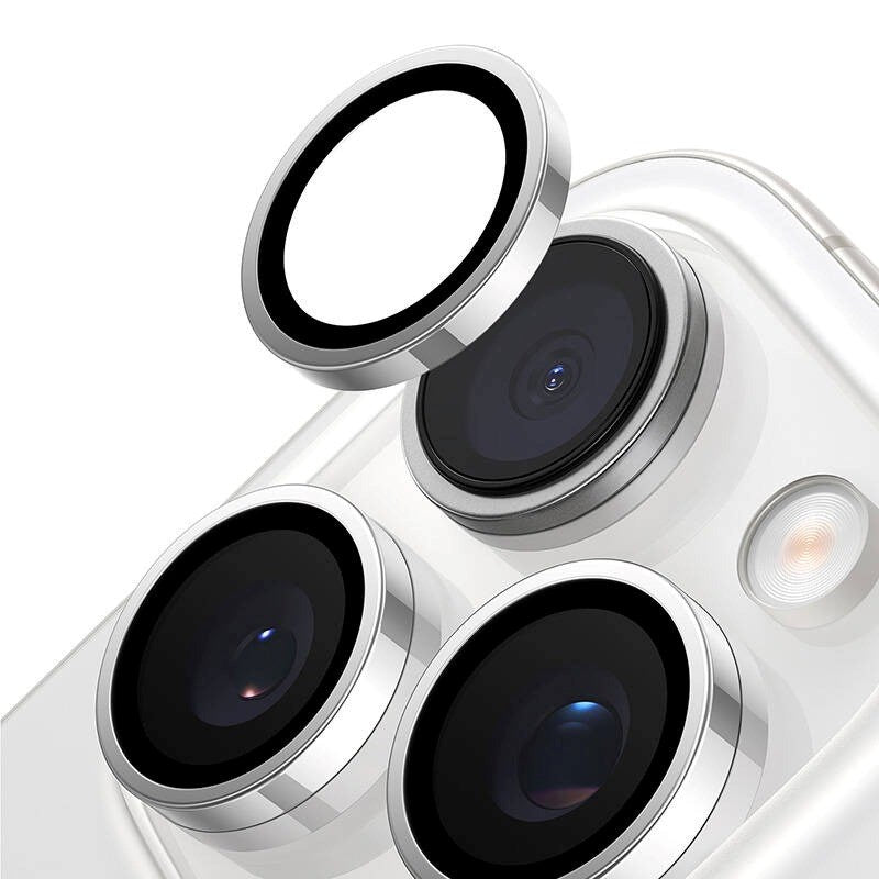 TORRAS iPhone 16 Pro Max Kameralinsebeskyttelse – Grå