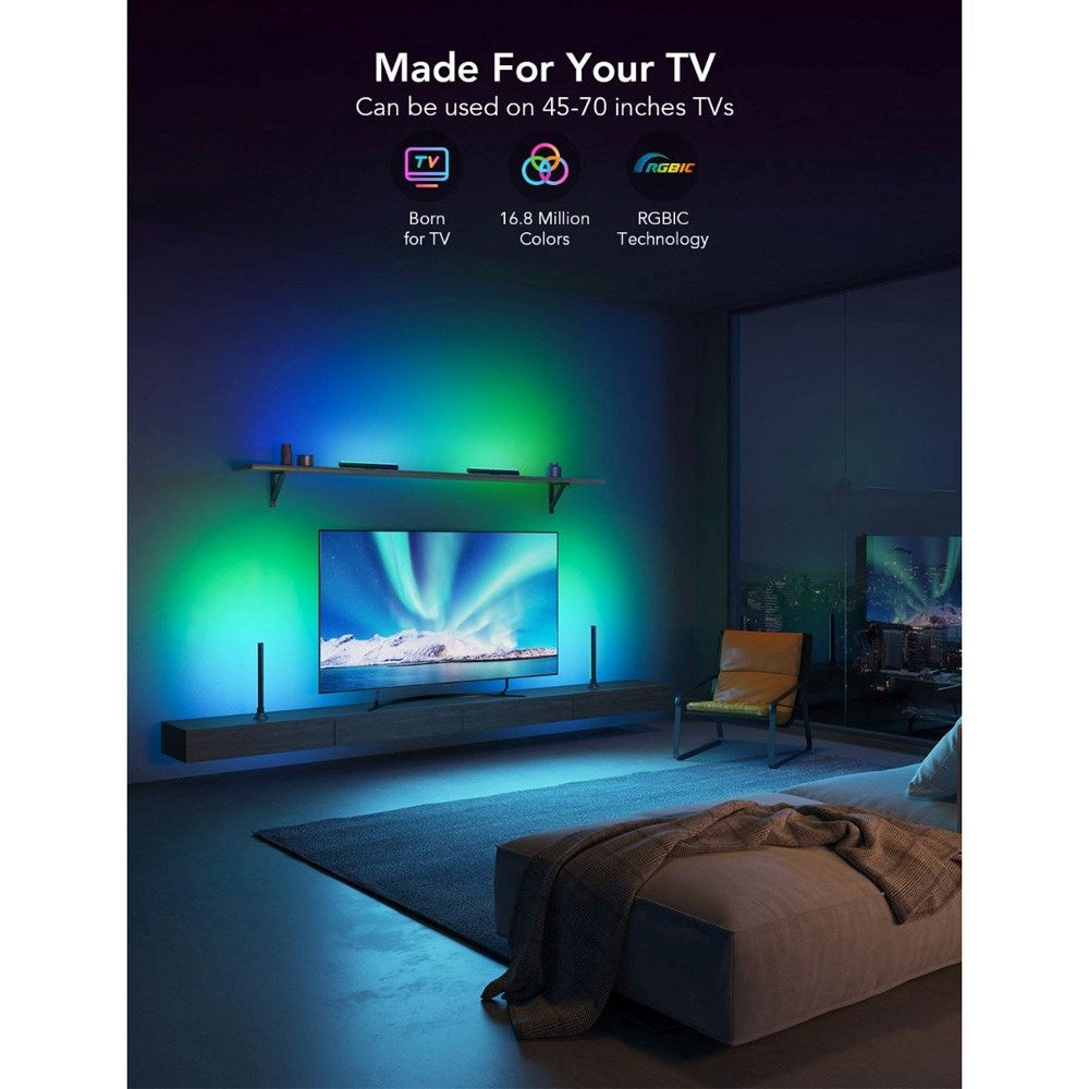 Govee Flow Plus TV Light Bars 40 - 70" - Svart