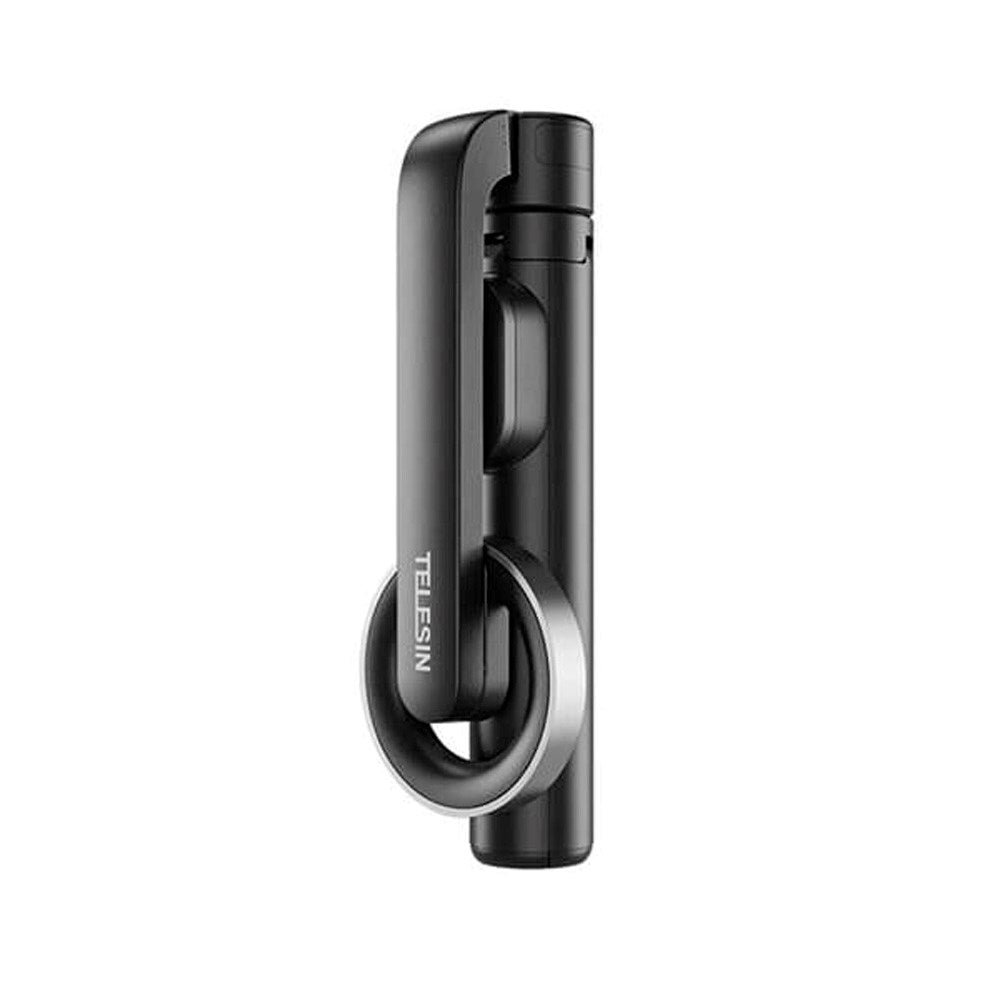 TELESIN Mini Magnetisk Selfie Stick for Mobil - MagSafe Kompatibel - Svart