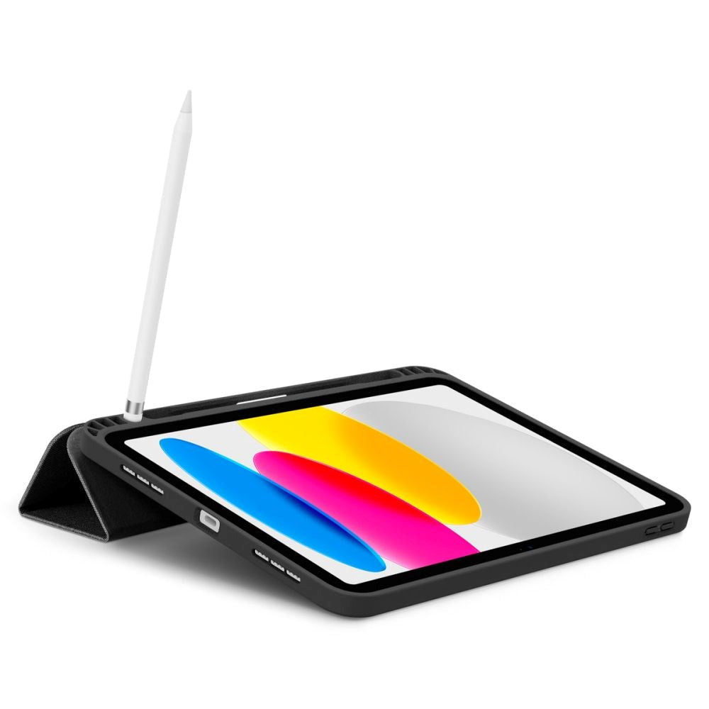 iPad 11" (2025) / iPad 10.9" (2024/2022) Spigen Urban Fit Stoff Deksel - Svart