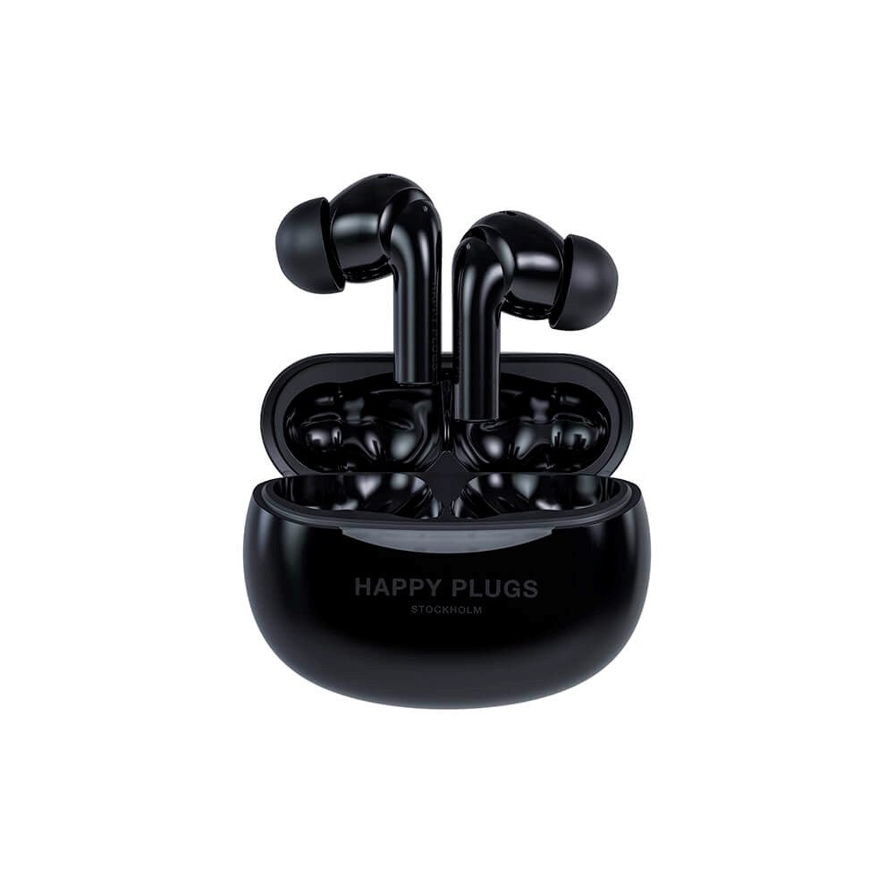 Happy Plugs Joy Pro In-Ear Hodetelefoner m. Støyreduksjon - Svart
