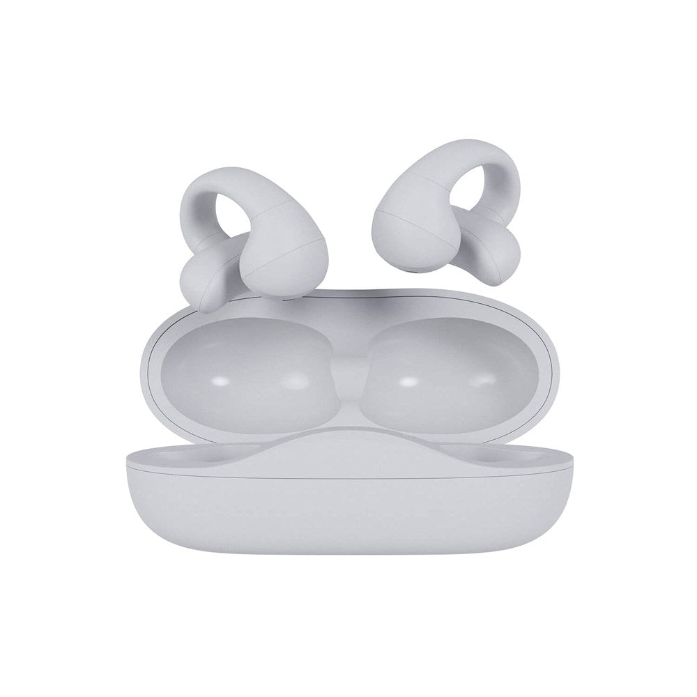 Happy Plugs Clip Trådløse Open-Ear Hodetelefoner - Hvit
