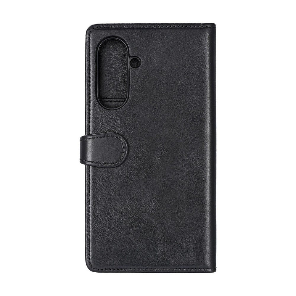Samsung Galaxy A56 (5G) Buffalo 2-i-1 Magnet Flip-Deksel i Ekte Skinn med Lommebok - Svart