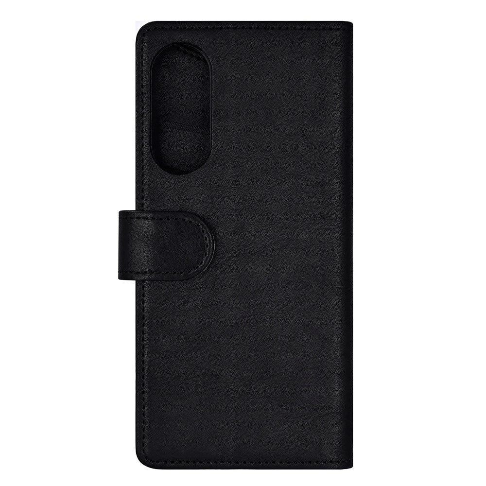 Samsung Galaxy S25 Edge GEAR Kunstskinn Flip Deksel - MagSafe Kompatibel - Svart