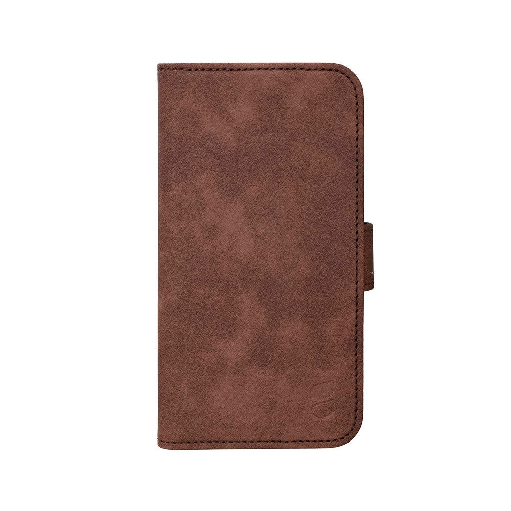 iPhone 17e / 16e GEAR Kunstskinn Flip Deksel - MagSafe Kompatibel - Brun