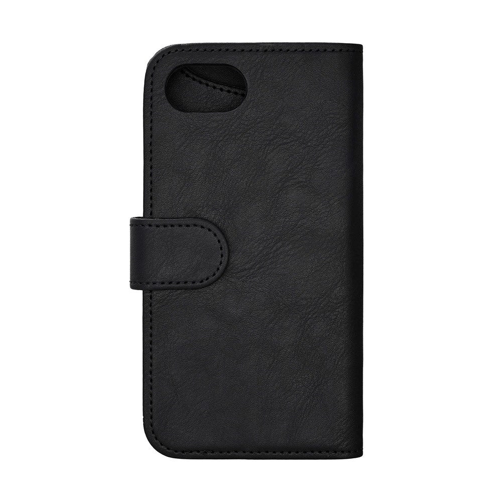 iPhone 17e / 16e GEAR Kunstskinn Flip Deksel - MagSafe Kompatibel - Svart